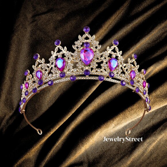 Goddess Crown for Wedding Bride Birthday Princess Bridal Shower Hair Accessories main image 2
